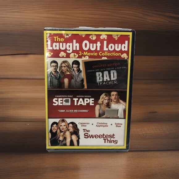 Laugh Out Loud 3-Movie Collection DVD Bad Teacher Sex Tape The Sweetest Thing - Picture 1 of 4